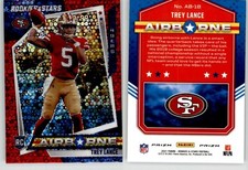 Trey Lance 2021 Rookies & Stars Airborne Red Circles AB-18 49ers Chargers RC