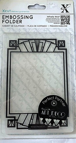 DoCrafts Xcut Embossing Folder craft ART DECO Fan Frames (a) or (b) BRAND NEW - Picture 2 of 8