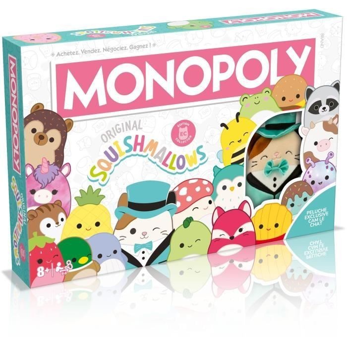 Monopoly Squishmallows le jeu de société parfait pour animer vos soirées d'hiver