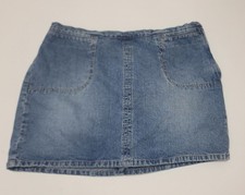 Vintage Y2K Venezia Jeans Blue Denim Mini Skort Streetwear Women Plus Size 20