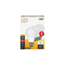 Feit Electric A19 E26 LED Bulb, Soft White, 25W Equivalent, 1-Pack