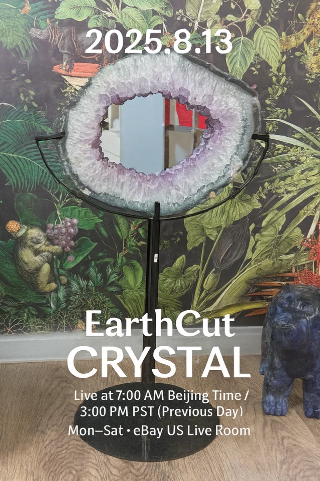 Earth Cut Crystal on live! Welcome come join us!