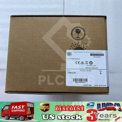 1PC NEW AB Factory Sealed 1746-A10 SLC-500 PLC Chassis/Rack10 Slots Module