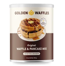 Golden Waffles - Waffle and Pancake Mix, Flour, Original, 33-Ounce Can
