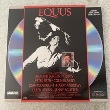 Equus Laserdisc LD Richard Burton Sidney Lumet Peter Shaffer Free Ship 50