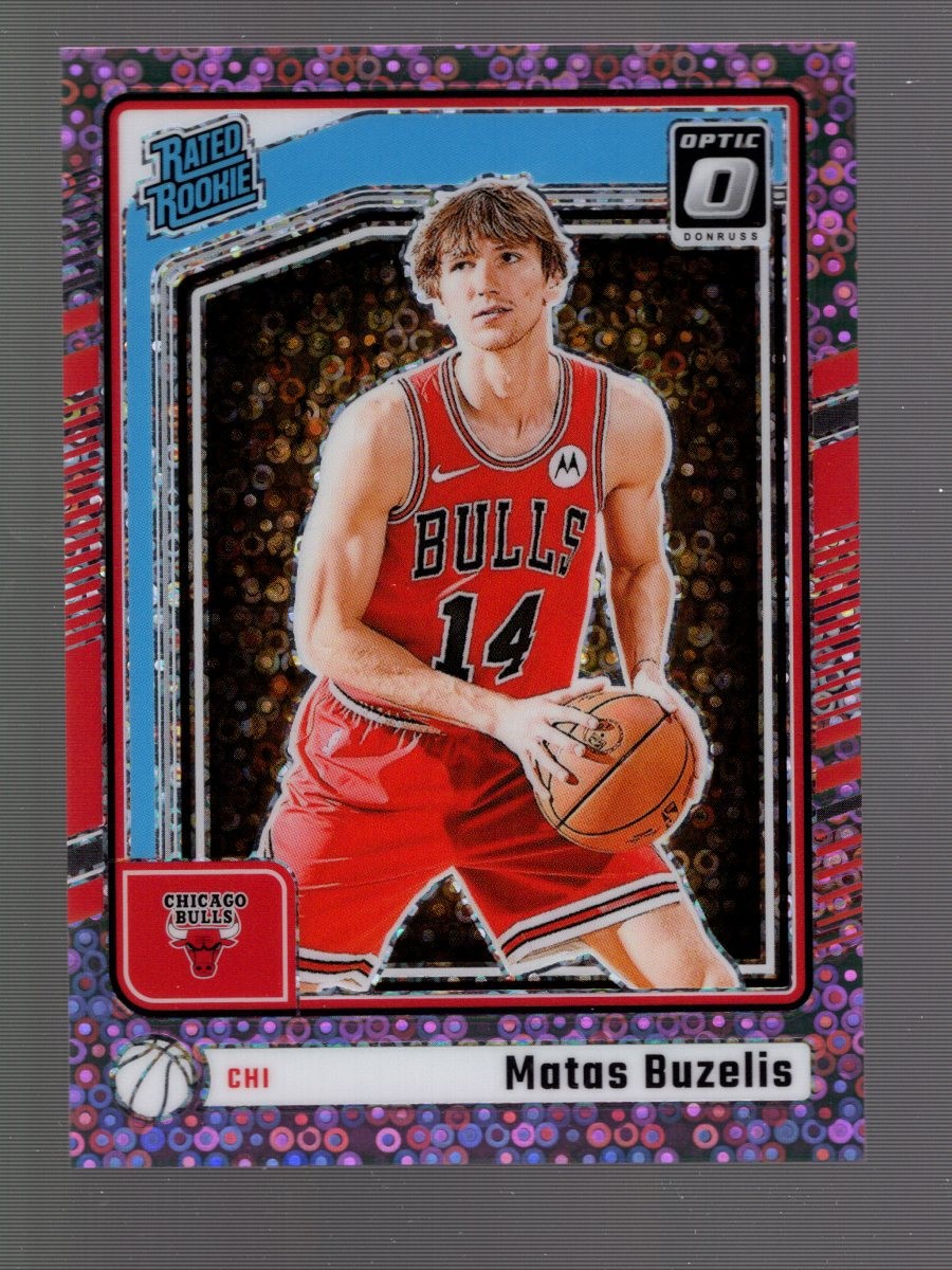 2024-25 Matas Buzelis Donruss Optic #271 Fast Break Pink RR 11/25 Bulls