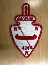 OA Amochol Lodge 424,A1, 1950s Canoe Patch W/Loop,448,Zane Trace Council,Ohio,OH