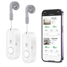 Wireless Thermometer Hygrometer, Bluetooth Humidity Temperature Sensor, Upgra...