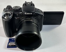 Canon PowerShot S5 IS 8MP Digital Camera 12x Optical Zoom W/ Lens Adapter Tested