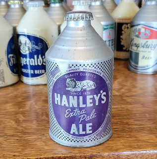 #2 Var. Hanley’s Extra Pale Ale Cone Top Crowntainer Beer Can 195(13). IRTP.