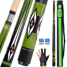 Pool cue Stick,cue with Hard Case,58inch 19-21oz Billiard Stick Pool Cue Set,...