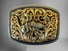 Scorpion Rodeo Western Cowboy Belt Buckle Hebilla Fina Vaquera Con Alacran