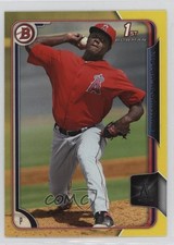 2015 Bowman Prospects Yellow Victor Alcantara #BP128 05v0