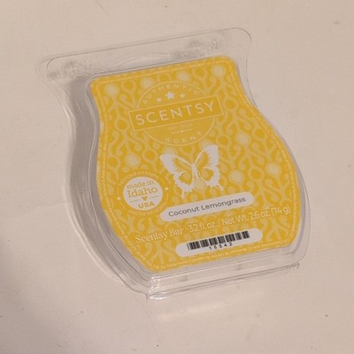 Scentsy Scented Wax Melts Bar - Coconut Lemongrass 15542