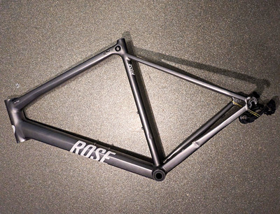 ROSE PRO SL Rennrad-Fahrradrahmen Größe 59 Grau