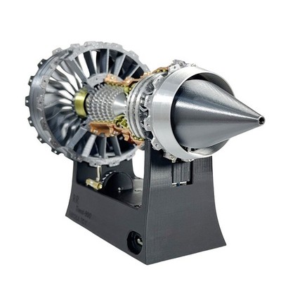 TR-900 Simulation Turbofan-Triebwerk Modell Spielzeug Luftfahrt-Fan Sammler1183
