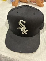 Annco Hat Mens OS Black Chicago White Sox Snapback Vintage Made in USA MLB Cap