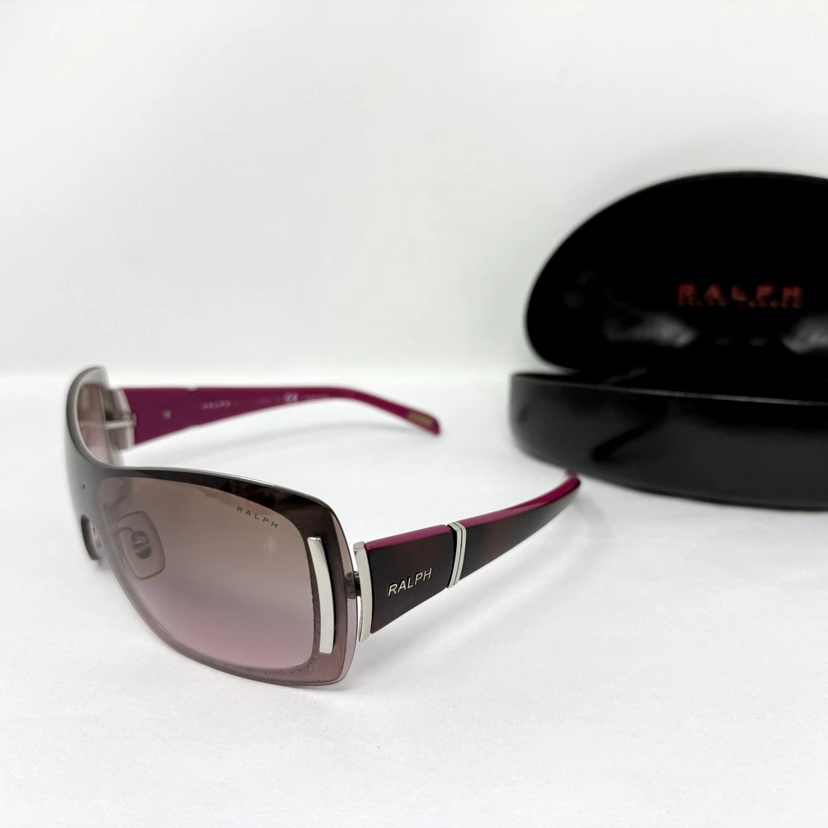 Ralph Lauren Sunglasses 7537/S 9E6 Burgundy  Wrap Tinted 59-16-125 RALPH LAUREN Sunglasses Frame RA7537/S 59-16-125 Brown  main image 4