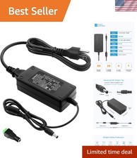 DC 12V 5A Power Supply Adapter Converter Transformer 60W AC 100-240V Input wi...