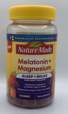 Nature Made Melatonin  Magnesium Sleep  Relax  50 Gummies  EXP 5/27