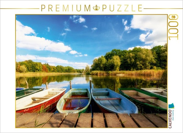 Calvendo Puzzle See Am Schloss Reichenow 1000 Teile Puzzle Quer | 1000 Teile Leg-image