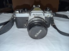Nikon FE 35mm SLR Film Camera With Lens
