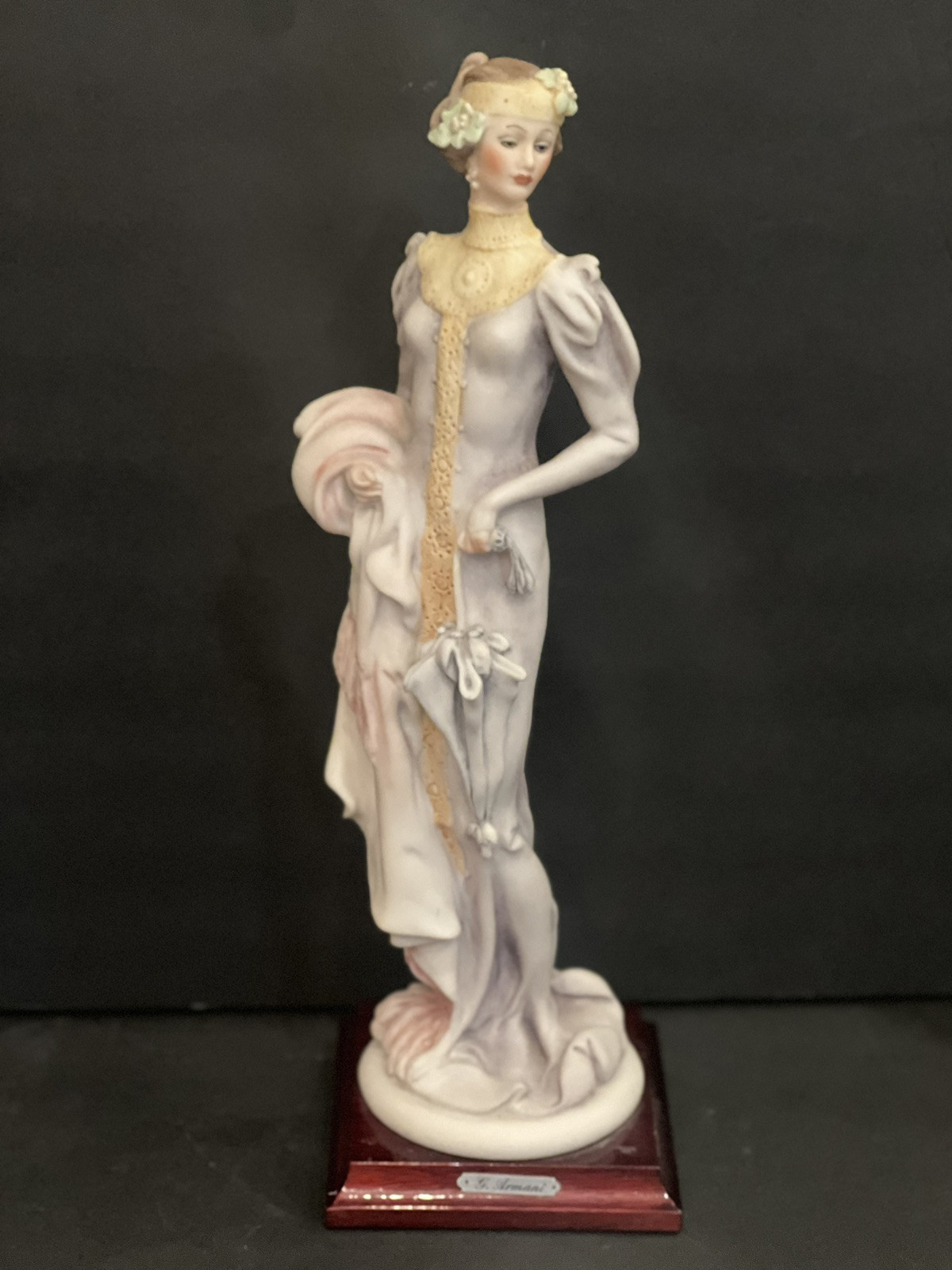 1987 Giuseppe Armani figurine "Lady with Sunshine” 0958c 15” Fine Sculpture