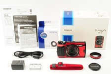 Olympus Tough TG-6 Digital Camera Red S/C 215 Almost Unused From JAPAN 283