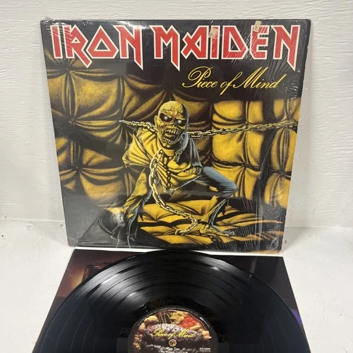Iron Maiden- Piece Of Mind Original 1983 Vintage Vinyl Lp Record Album og shrink