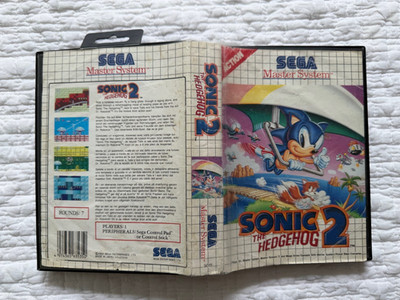 Master System SONIC The Hedgehog 2 Sega PAL REGION FREE (Works on US Consoles)