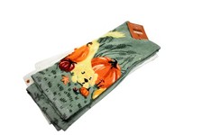 Celebrate Together Fall Kitchen Towels Set 2 Dog Pumpkin Autumn Floral Decor