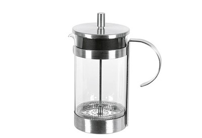 my basics French Press Kaffeebereiter 1L Edelstahl silber 8 Tassen