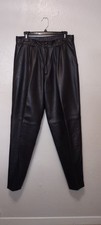 North Beach Leather Vintage Michael Hoban Men's Black Leather Pants Size 30