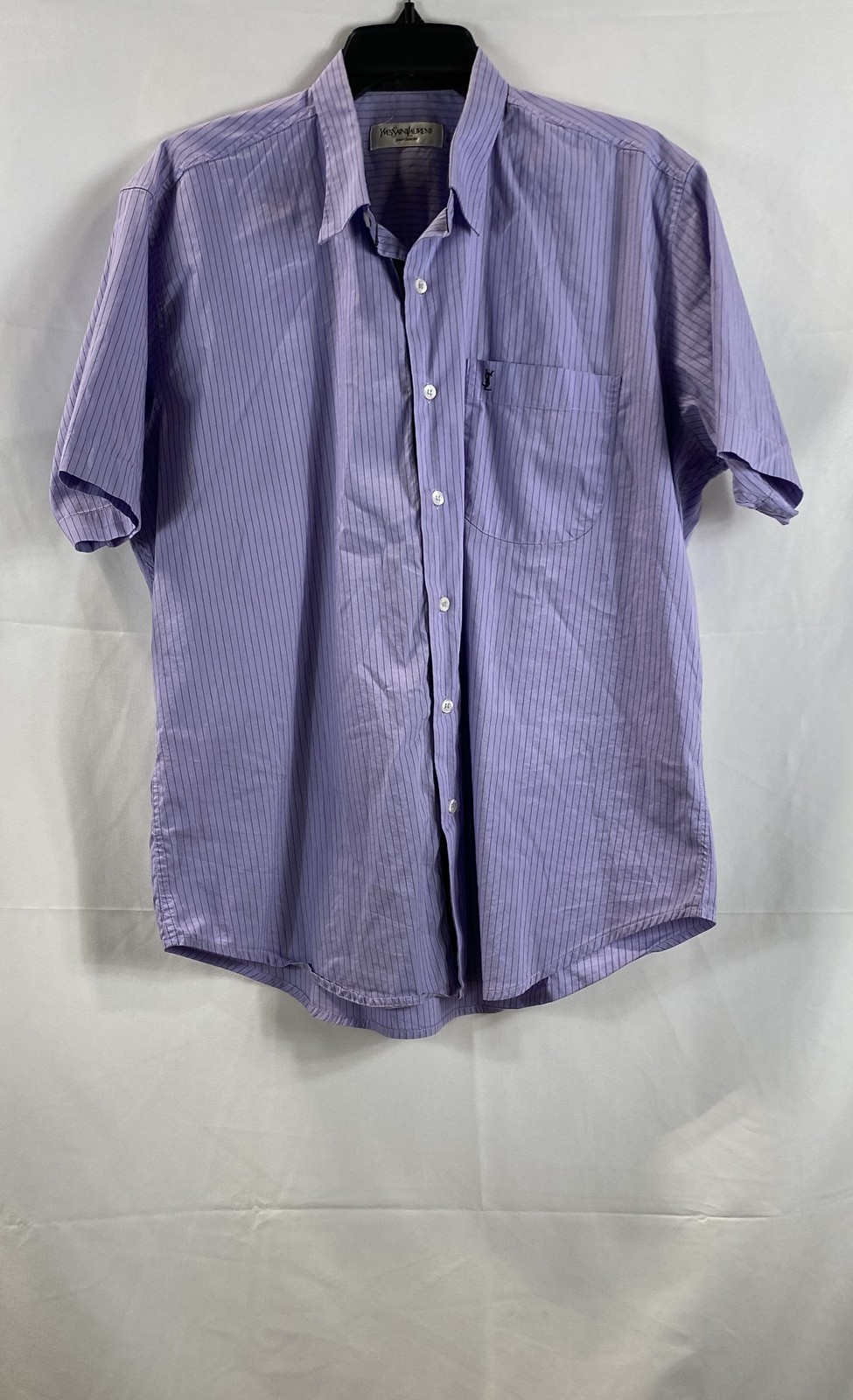 SAINT LAURENT Camicia blu YSL taglia media