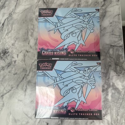 Pokemon Chaos Rising - Pokemon Center Elite Trainer Box ETB - Sealed X2  