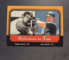 2001 Upper Deck Legends Reflections in Time #R9 Reggie Jackson Jason Giambi