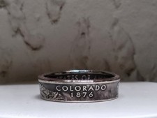 COLORADO - Size 9 State Quarter Coin Ring