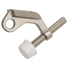 New Harney 30693 Satin Nickel Door Saver Hinge Pin Door Stop