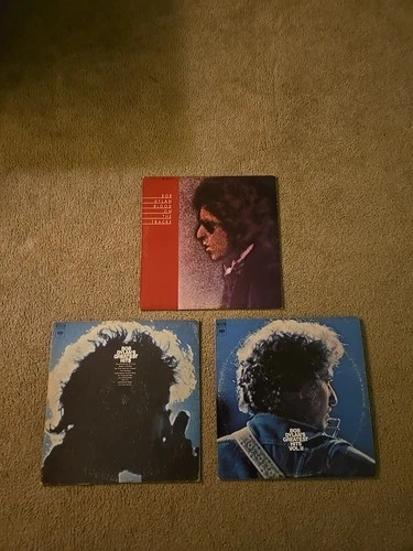 Vintage Bob Dylan Vinyl Records VG Lot Of 3