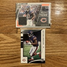 Anthony Miller 2018 Two Football Rookie Card Lot One Patch