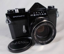  EXC PENTAX SPOTMATIC SMC TAKUMAR 1.8/55mm M42 35mm Film SLR Tested From JAPAN