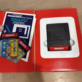 Intellivision Snafu (1981) Complete in Box with manual & Overlays