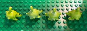 Lego Lime Green Alien Clinger 95204pb01 For Alien Conquest Sets 7065, 7066, 7051