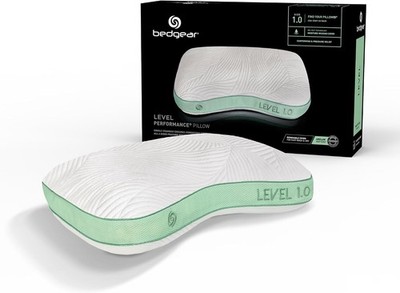 Bedgear Level Cuddle Performance Pillow 1.0 Firm Cooling for Side #R049