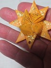 Four Waxed Paper Moravian Stars, with glitter  — photo 8