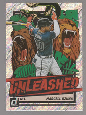 2021 Panini Donruss - Unleashed Marcell Ozuna #UNL11 Rapture - NM Baseball Card