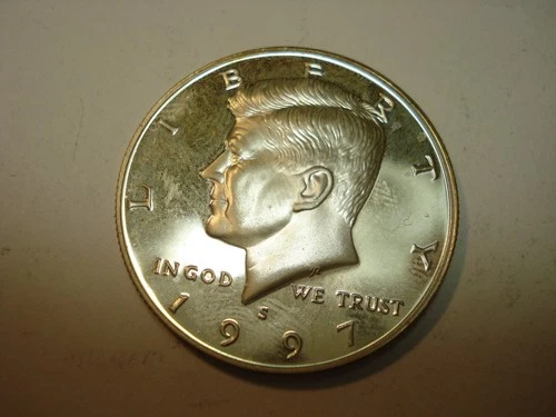 KENNEDY   SILVER  50   CENTS    1997 S   GEM PROOF