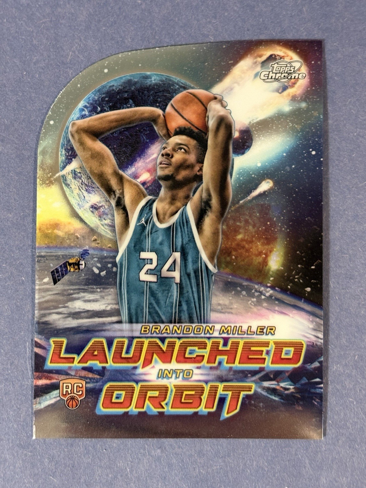 2023-24 Topps Cosmic Chrome - Launched Into Orbit Brandon Miller #LIO-3 (RC)