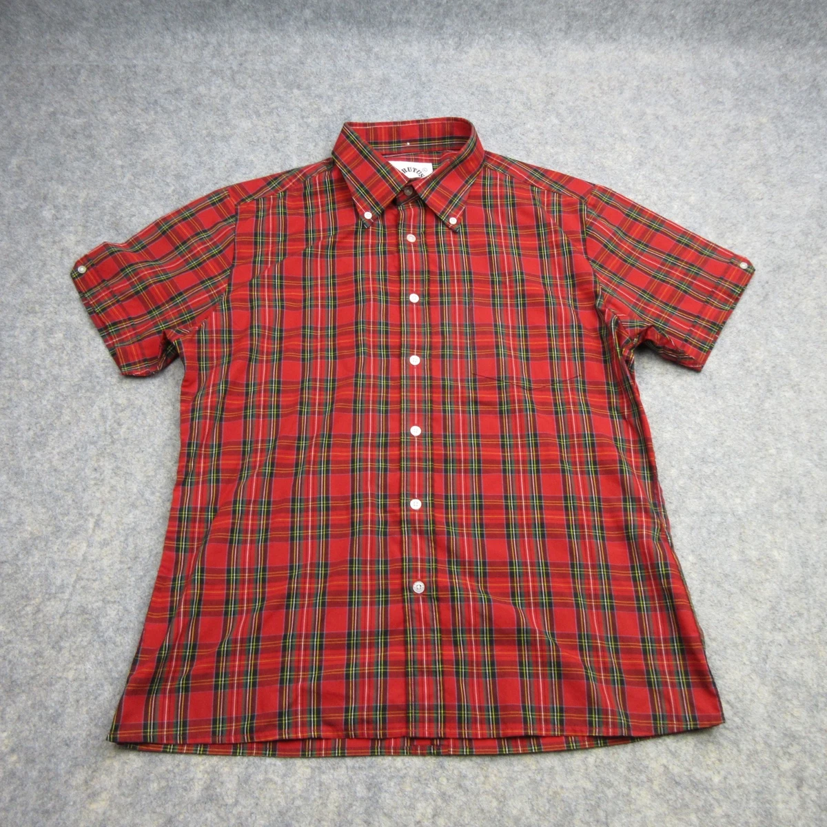 Camicia con collo alla coreana - ROSSO - Uomo - 15.00 Camicia con collo alla coreana - ROSSO - Uomo - 15.00