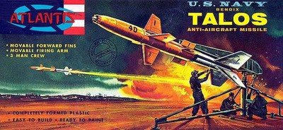 Atlantis AMCH1808 - 1/40 US NAVY Bendix Talos Luftabwehrrakete - Neu